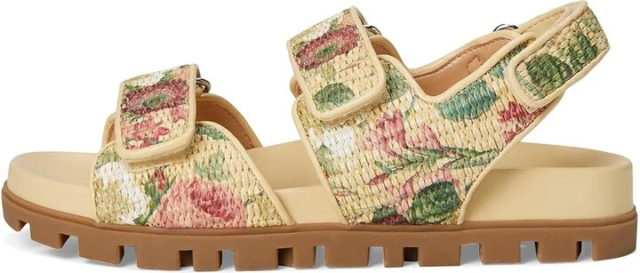 Nine West Tillee Women's Dress Sandals Natural Vintage Floral : 5 M, Leather/Synthetic - Image 6