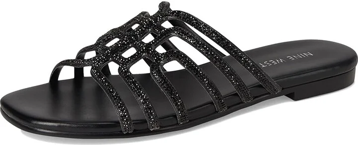 Nine West Timy Women's Dress Sandals Black : 5 M, Synthetic - Image 5