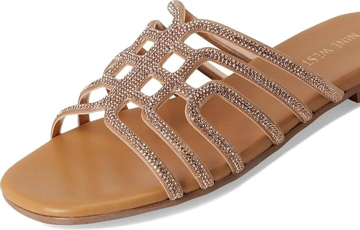 Nine West Timy Women's Dress Sandals Light Natural : 9.5 M, Synthetic - Image 7
