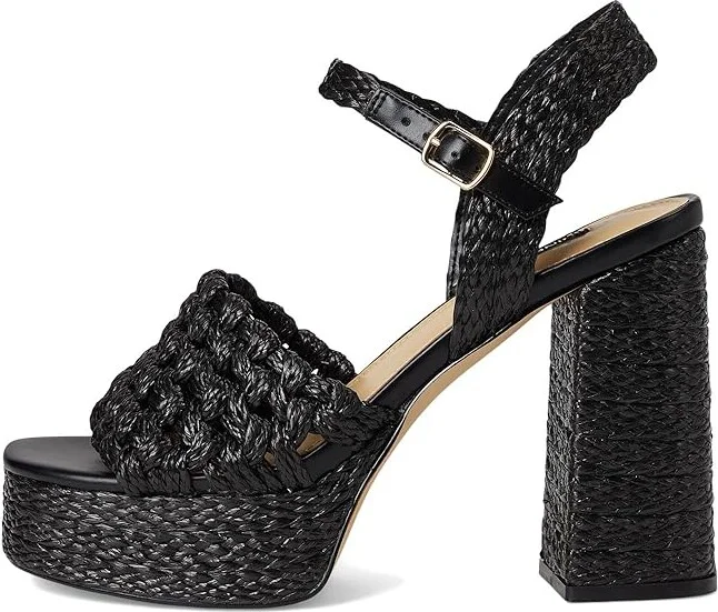 Nine West Vadyn Women's Dress Sandals Black : 8 M, Synthetic - Image 6