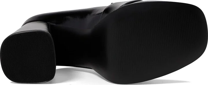 Nine West Valda 3 High Women's Heels Black : 9 M, Leather/Synthetic - Image 3