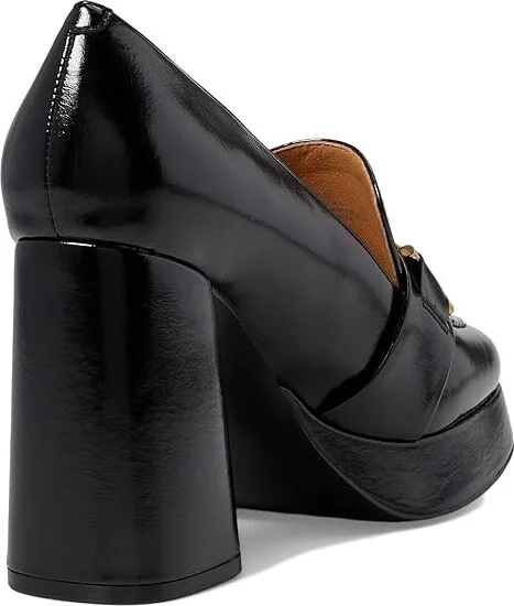 Nine West Valda 3 High Women's Heels Black : 9 M, Leather/Synthetic - Image 4