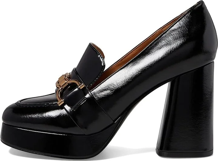 Nine West Valda 3 High Women's Heels Black : 9 M, Leather/Synthetic - Image 5
