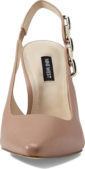 Nine West Veroni High Women's Heels Light Natural Leather : 11 M - Image 2