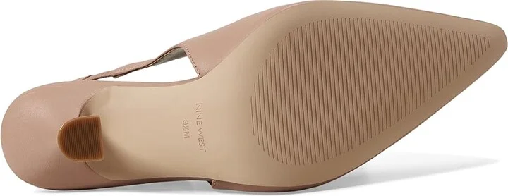 Nine West Veroni High Women's Heels Light Natural Leather : 11 M - Image 3