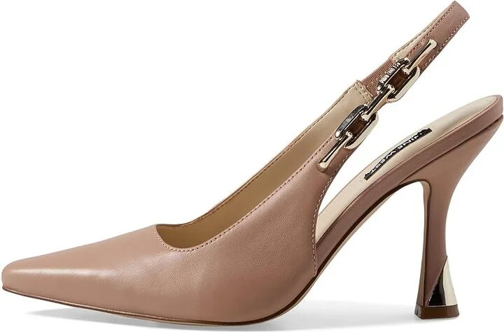 Nine West Veroni High Women's Heels Light Natural Leather : 11 M - Image 5