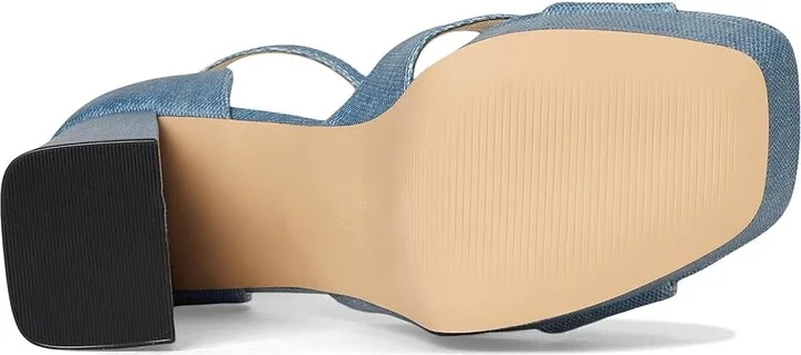 Nine West Vicky Women's Dress Sandals Light Blue Denim : 8.5 M - Image 3
