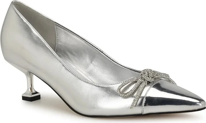 Silver Metallic Synthetic