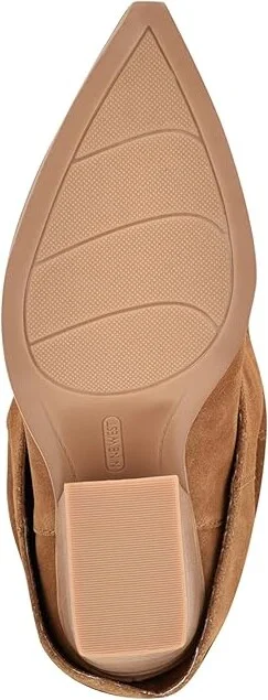 Nine West Wilton Women's Boots Cognac Suede : 5 M, Rubber/Suede - Image 3