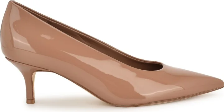 Nine West Women's Adalys Pointy Toe Kitten Heel Pumps - Image 2
