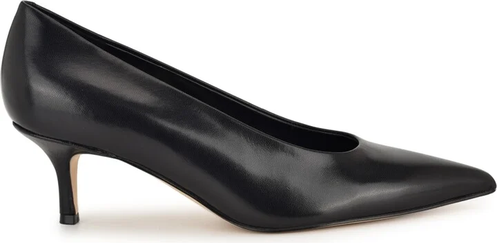 Nine West Women's Adalys Pointy Toe Kitten Heel Pumps - Image 6