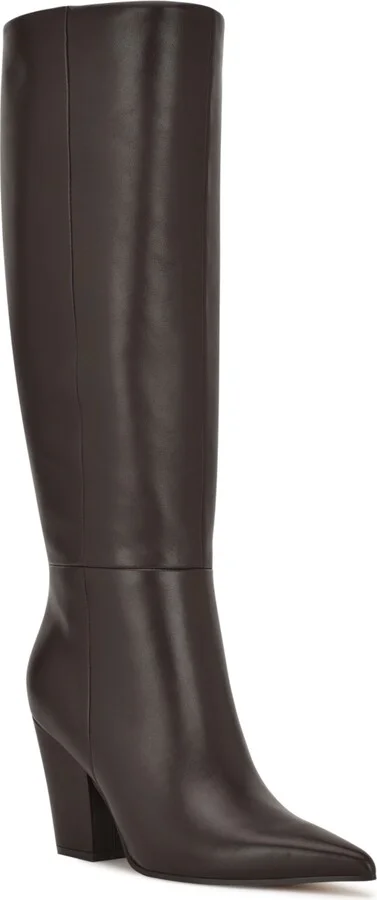Nine West Women's Adera Tall Pointy Toe Dress Boots