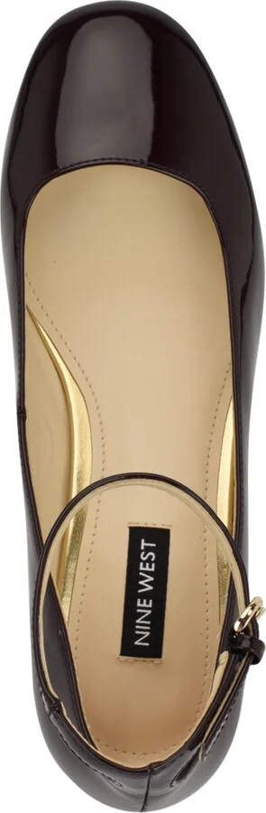 Nine West Women's Amaize Block Heel Ankle Strap Dress Pumps - Image 4