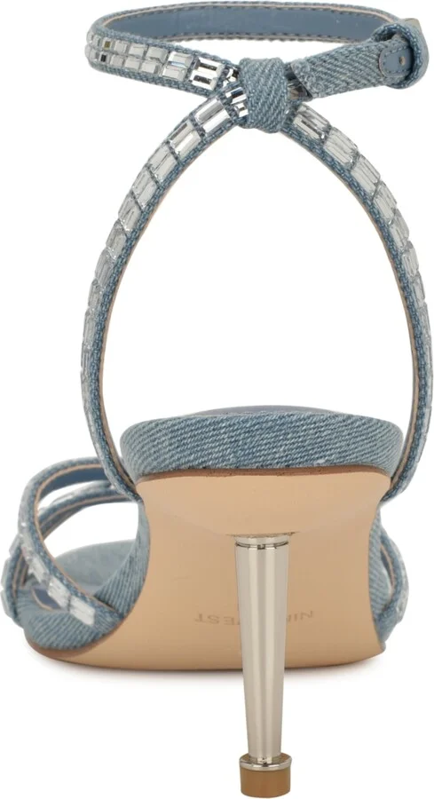 Nine West Women's Amseta Strappy Embellished Stiletto Sandals - Image 3