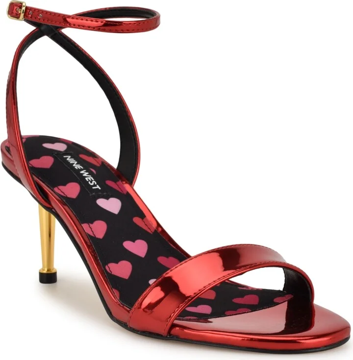 Red Metallic Hearts