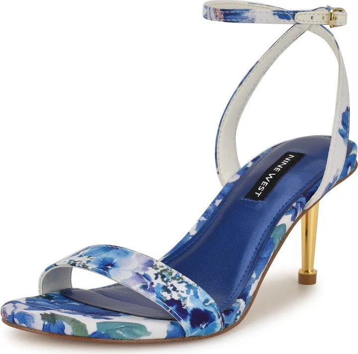 White/Blue Bouquet Floral Multi 142