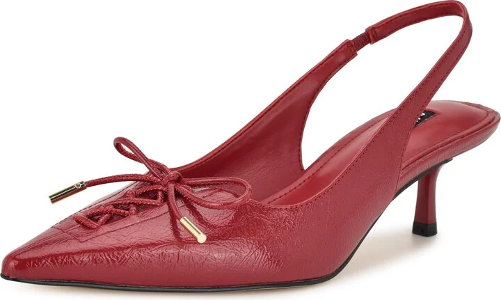 Dark Red Patent 600