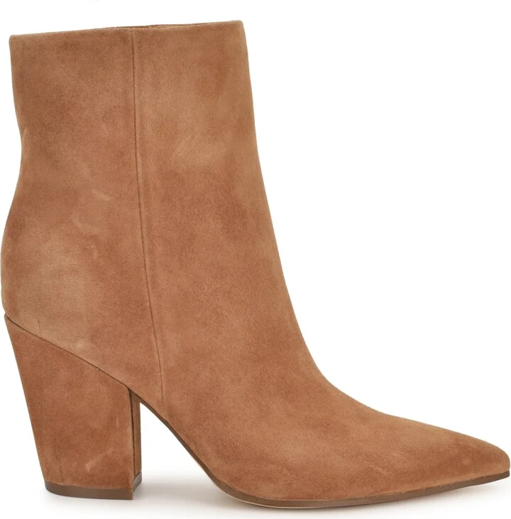 Nine West Women's Ariza Tapered Block Heel Booties - Image 2