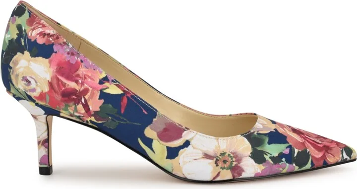 Nine West Women's Arlene Kitten Heel Pointy Toe Pumps - Image 2