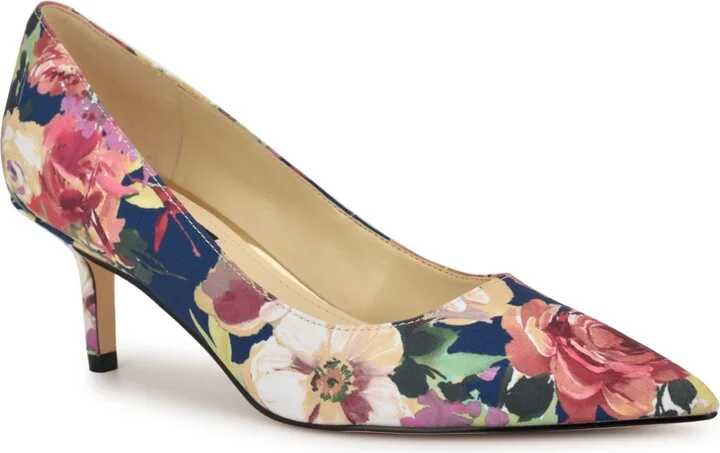 Nine West Women's Arlene Kitten Heel Pointy Toe Pumps