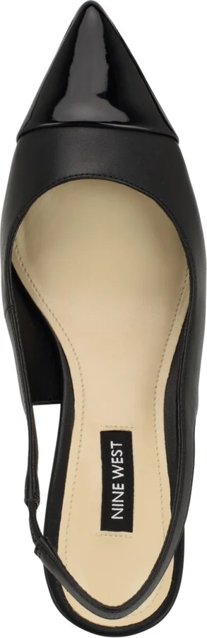 Nine West Women's Awaie Pointy Toe Dress Slingback Pumps - Image 4