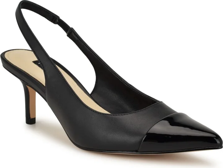Nine West Women's Awaie Pointy Toe Dress Slingback Pumps