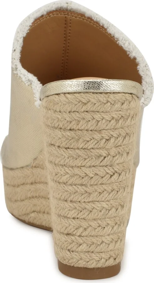 Nine West Women's Baja Slip-On Espadrille Wedge Sandals - Image 3