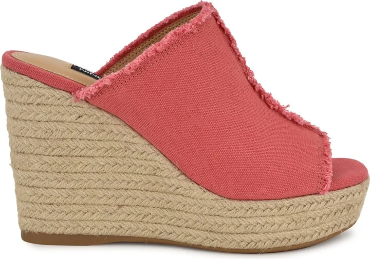 Nine West Women's Baja Slip-On Espadrille Wedge Sandals - Image 7