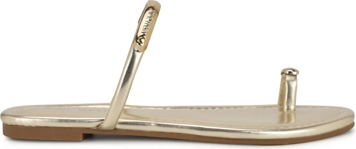 Nine West Women's Balon Strappy Toe Loop Flat Sandals - Image 2