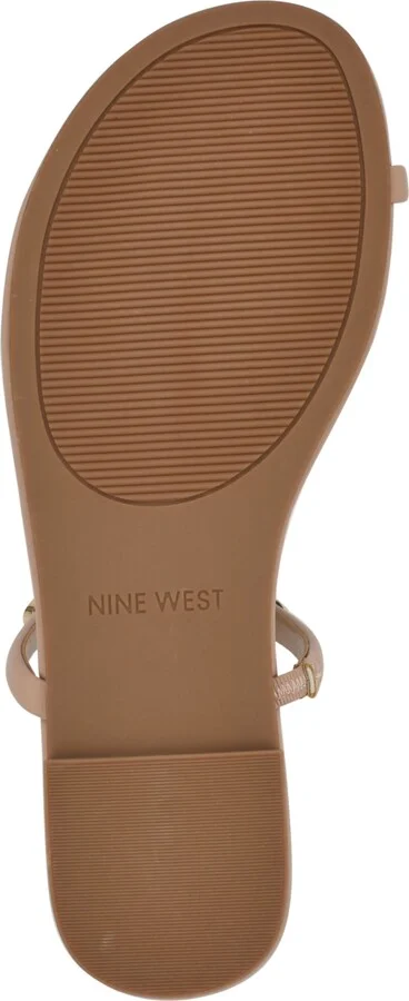 Nine West Women's Balon Strappy Toe Loop Flat Sandals - Image 9