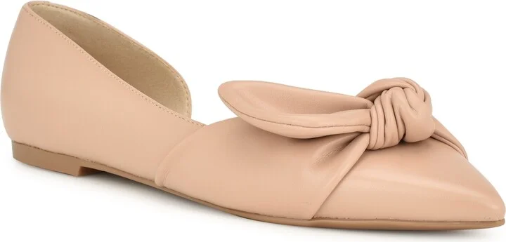 Nine West Women's Bannie D'orsay Pointy Toe Dress Flats