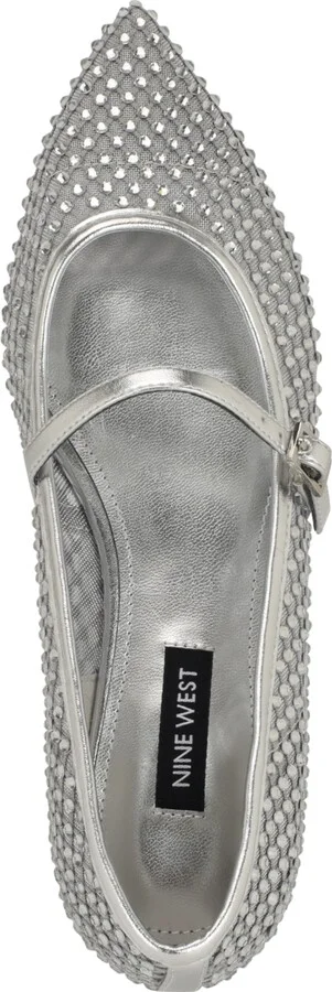 Nine West Women's Bray Pointy Toe Embellished Dress Flats - Image 4