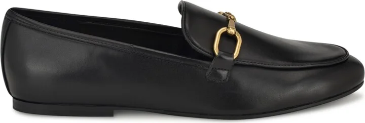 Nine West Women's Brayci Bit Slip-On Loafers - Black/Leopard - Image 10