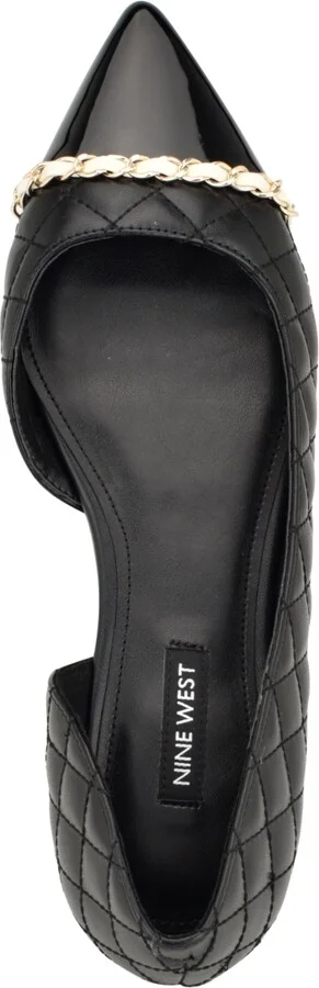 Nine West Women's Breza Slip-On Pointy Toe Dress Flats - Burgundy/Black - Image 8