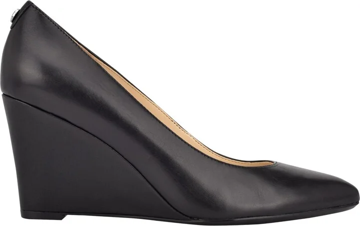 Nine West Women's Cal 9x9 Slip-On Wedge Pumps - Image 2