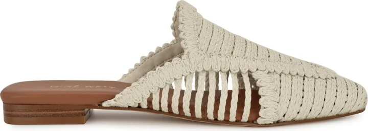 Nine West Women's Campton Woven Slip-On Mules - Image 6