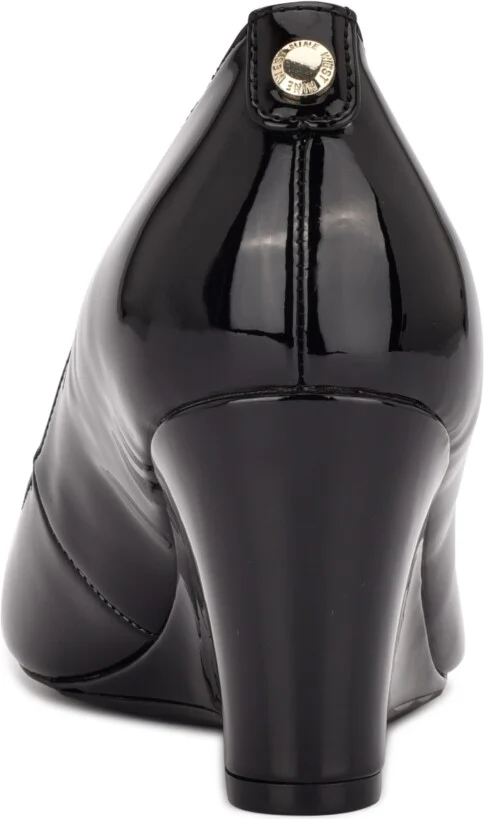 Nine West Women's Cape 9x9 Peep Toe Wedges - Image 3
