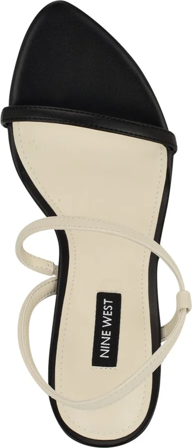 Nine West Women's Carolyn Strappy Stiletto Sandals - Black/Cream - Image 4