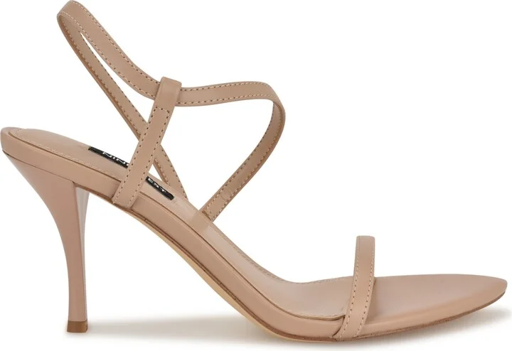 Nine West Women's Carolyn Strappy Stiletto Sandals - Black/Cream - Image 6