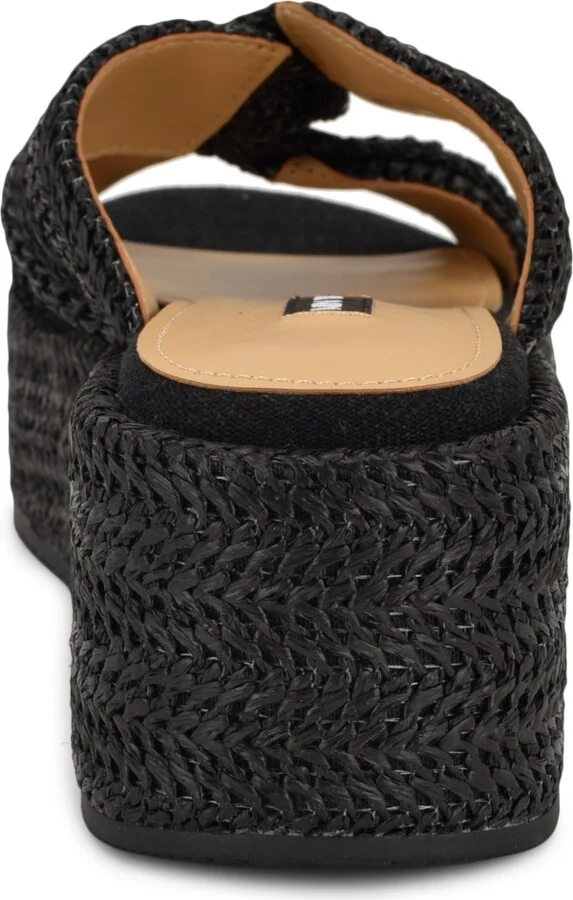 Nine West Women's Cerry Woven Platform Wedge Sandals - Image 3