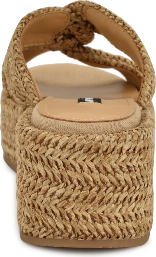 Nine West Women's Cerry Woven Platform Wedge Sandals - Image 8