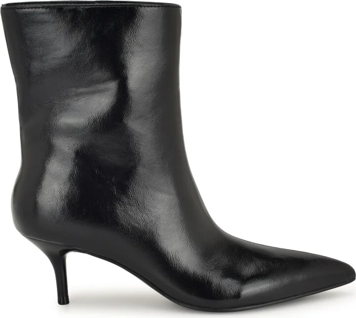 Nine West Women's Charma Kitten Heel High Ankle Booties - Image 10