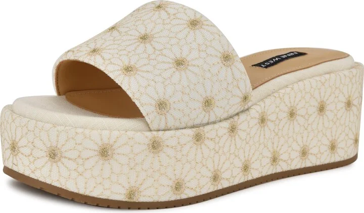 White Lurex Flower 140
