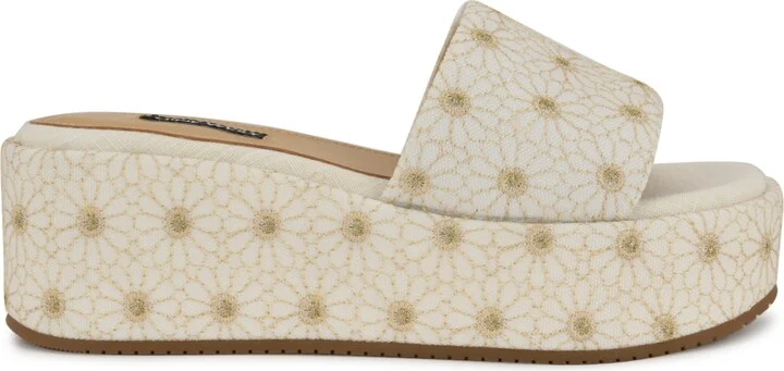 Nine West Women's Copen Slip-On Platform Wedge Sandals - Image 6
