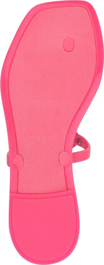 Nine West Women's Dacota T-Strap Square Toe Flat Sandals - Image 5