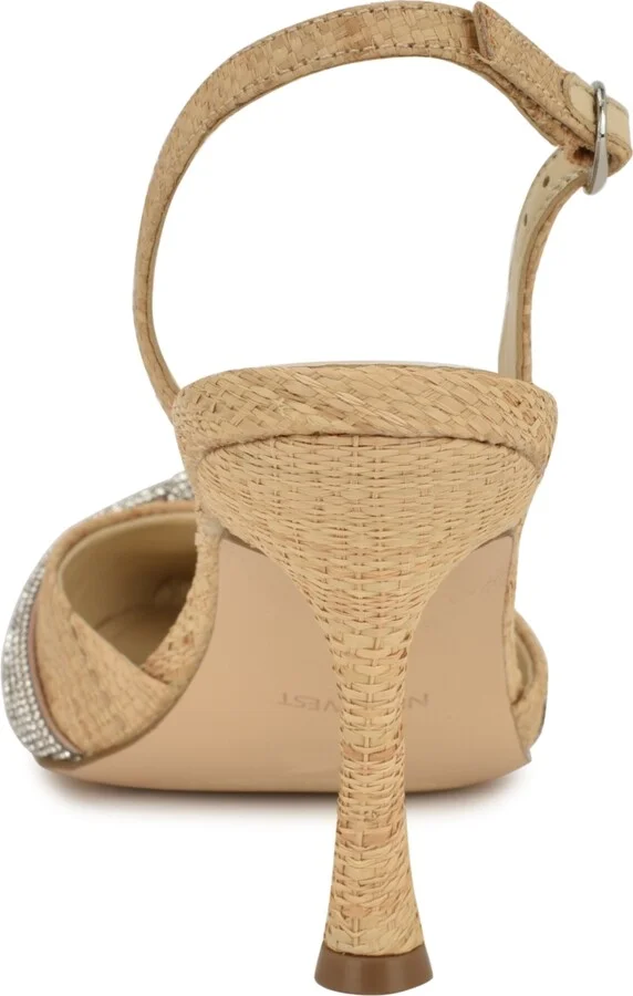 Nine West Women's Deby Embellished Slingback Stiletto Pumps - Image 3