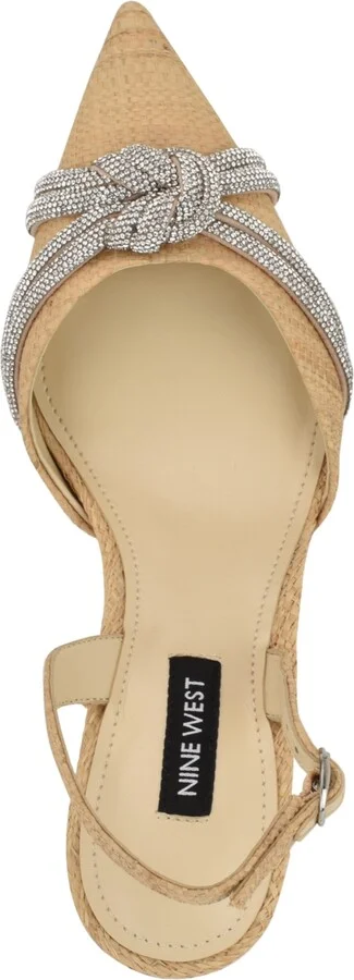 Nine West Women's Deby Embellished Slingback Stiletto Pumps - Image 4