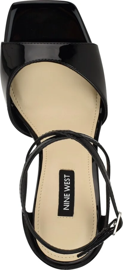 Nine West Women's Devans Strappy Square Toe Stiletto Sandals - Image 4