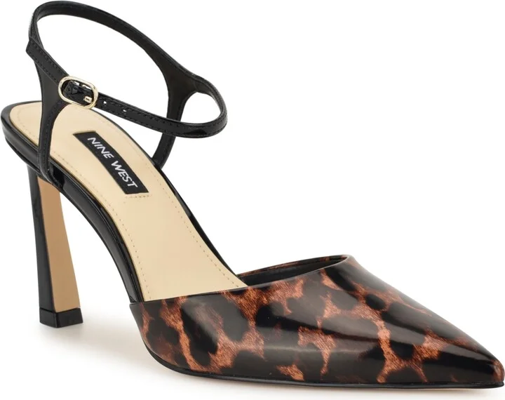 Nine West Women's Dres Tapered Heel Pumps - Leopard, Black Multi