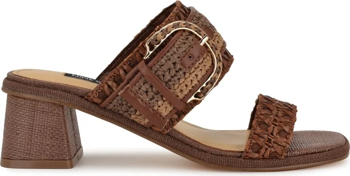 Nine West Women's Ebels Woven Block Heel Sandals - Image 2